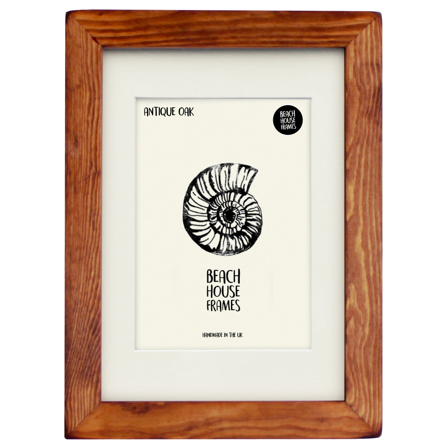 Antique Oak Picture Frame A2, A3, A4, A5, 5x5, 5x7, 6x6, 5x7, 6x8, 8x10, 11x1 image 0